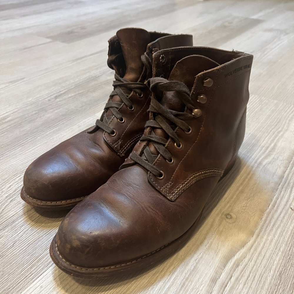 Wolverine Men's Brown 1000 Mile Boots Size 9